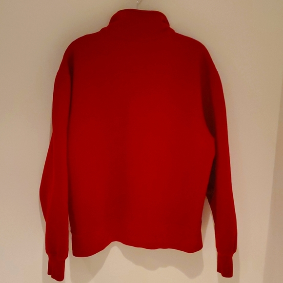 Red Roots Half Zip Canada Sweatshirt - Picture 3 of 5